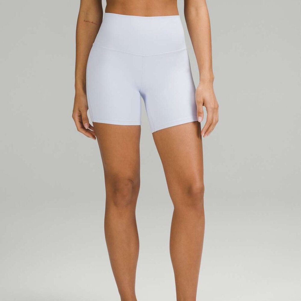 Lululemon Size 12 Blissful Blue Align 6” High-Rise Shorts